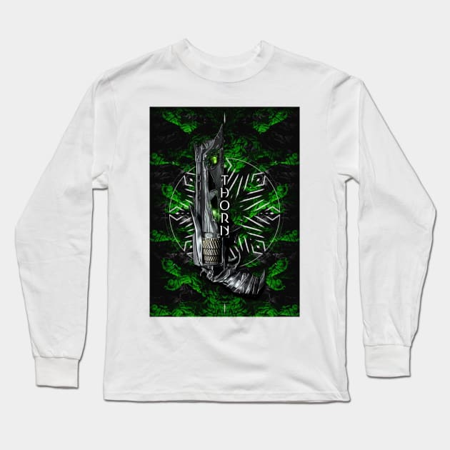 D2 Thorn Long Sleeve T-Shirt by syanart